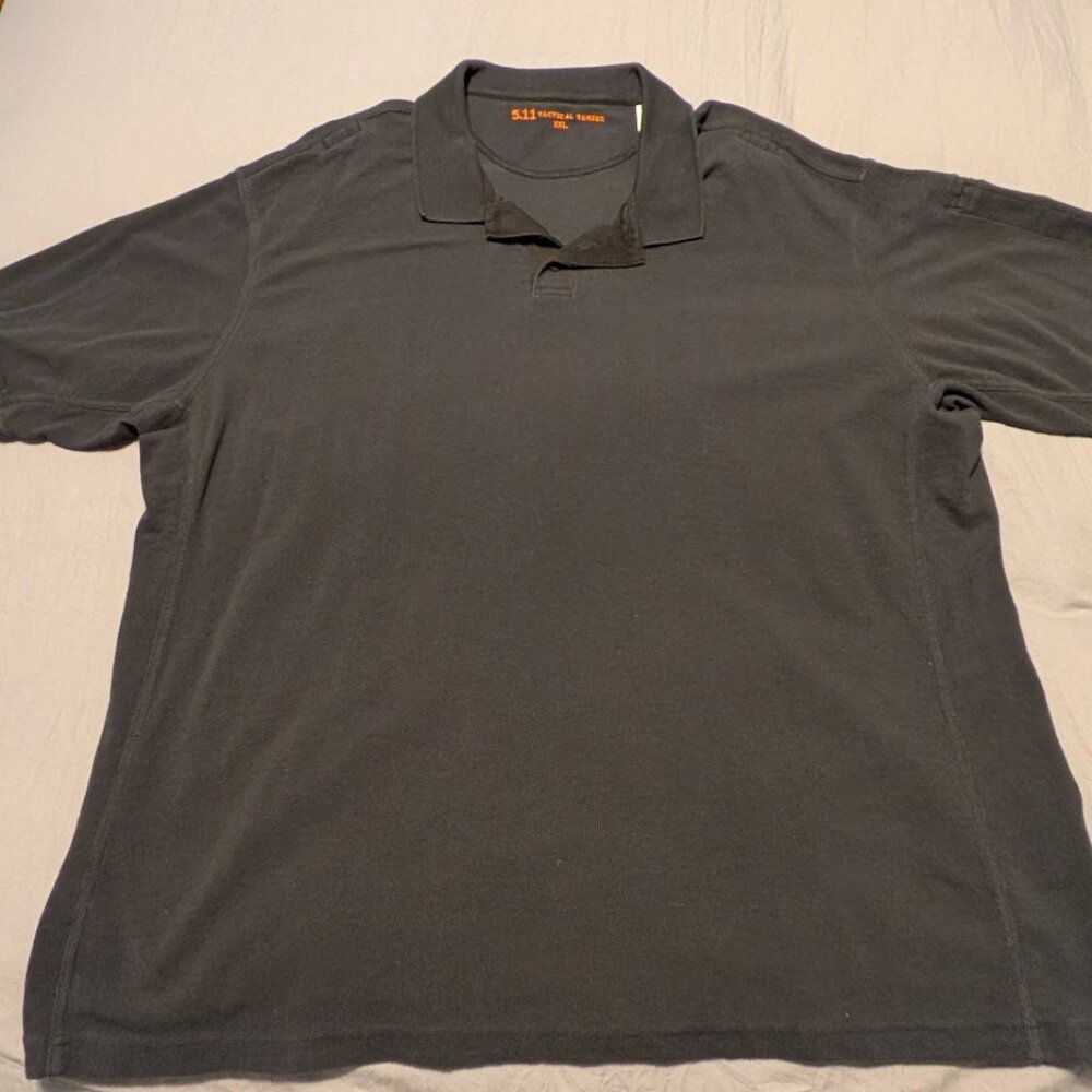 5.11 Tactical Series Short Sleeve Polo Shirt Men's 2XL Black